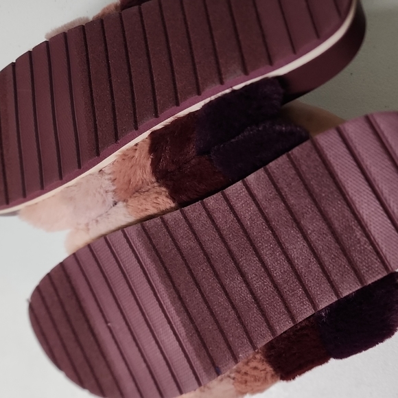 Women time and tru fur slide brand new size 11 - Picture 5 of 6